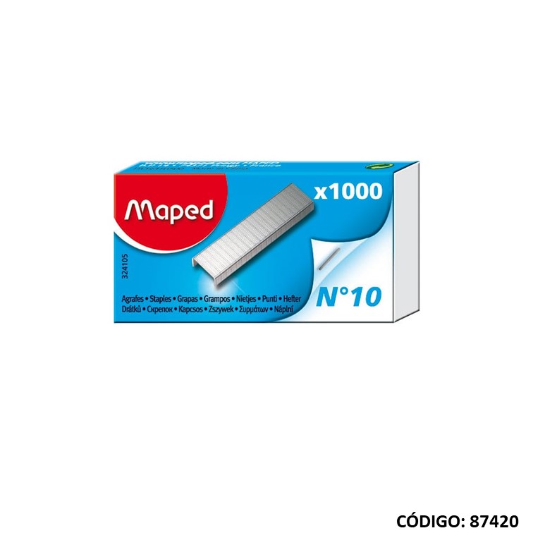 Broches p/maq. maped n§10x1000