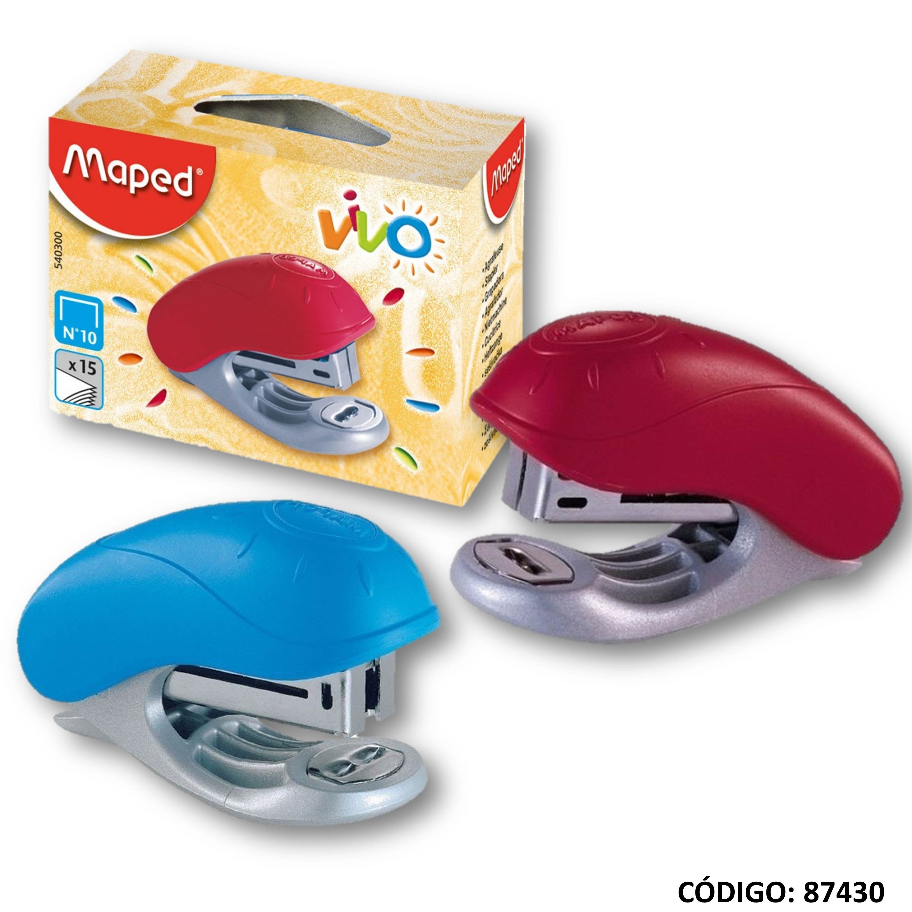 Abrochadora maped vivo mini plastica