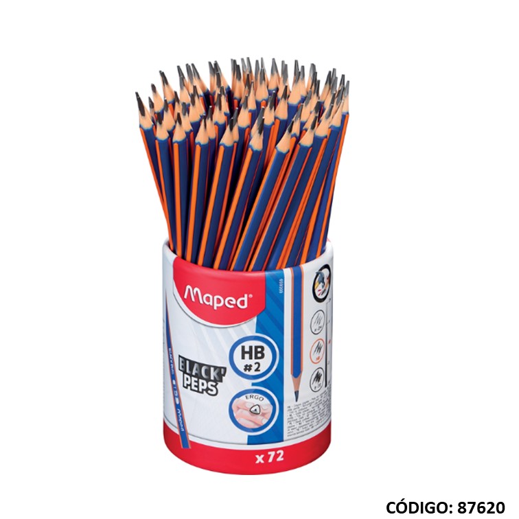 Lapiz grafito maped black peps