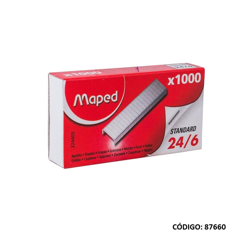 Broches p/maq. maped 24/6x1000