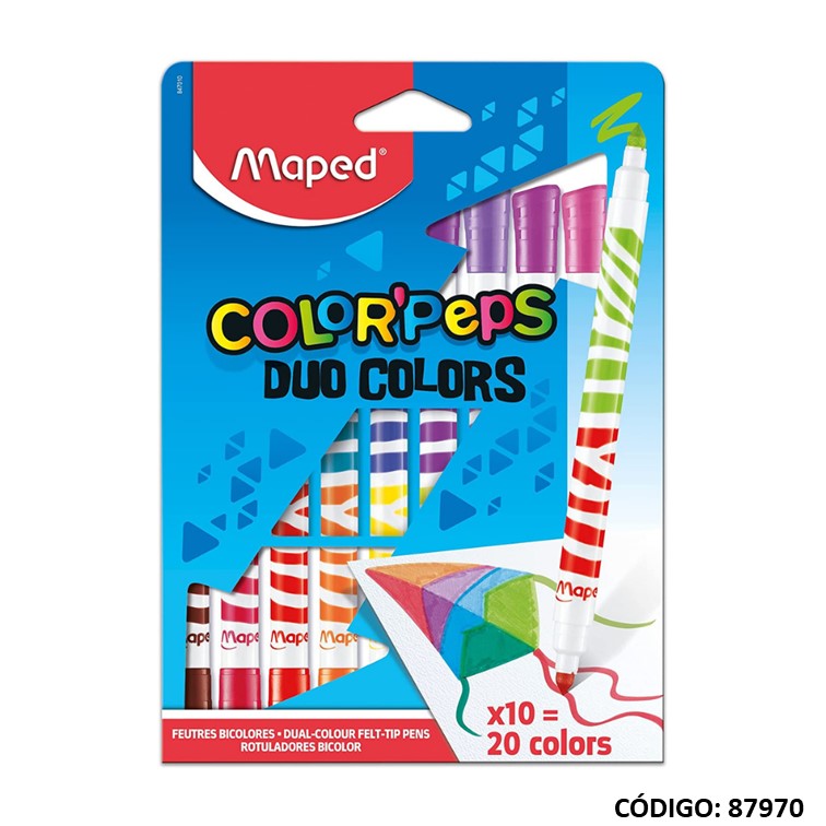 Fibra 2 punt. maped duo colors