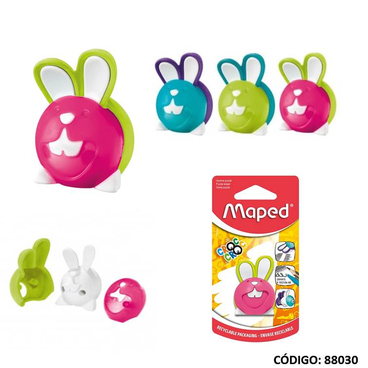 Goma maped croc croc puzzle bunny