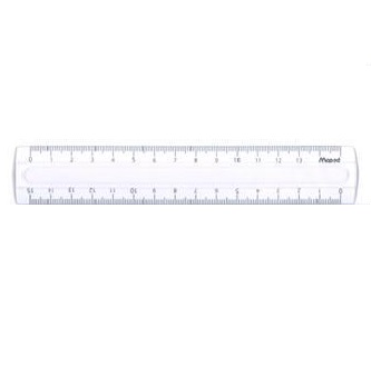Regla maped cristal 15cm eco x20