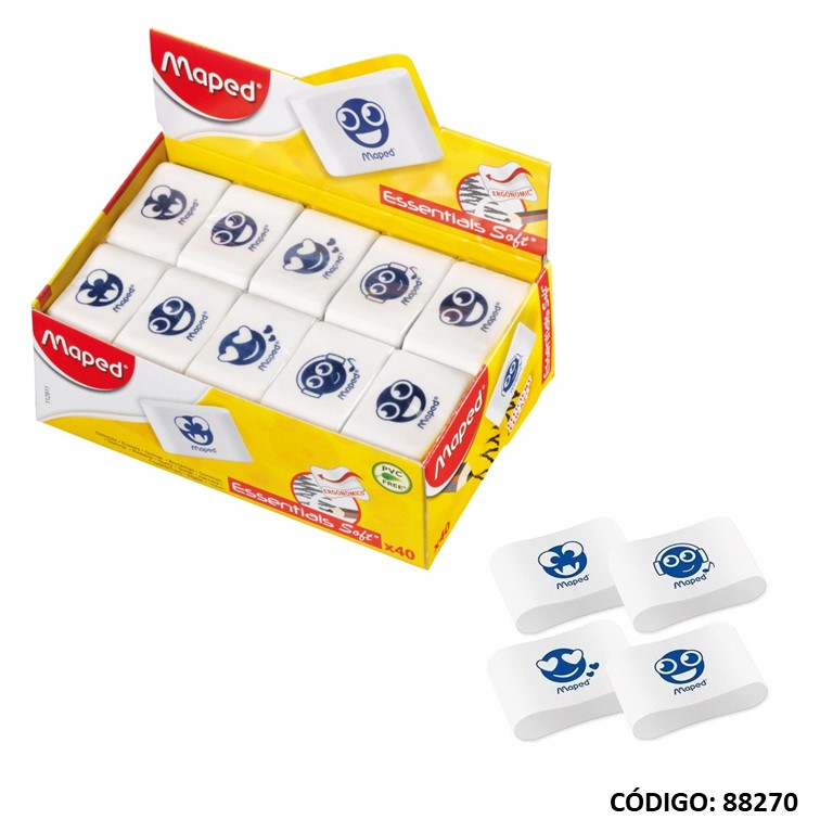 Goma maped blca/colores soft