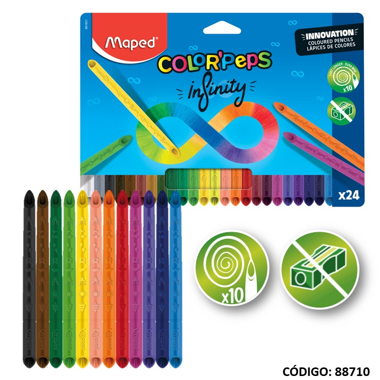 Lapiz/color maped infinity x24