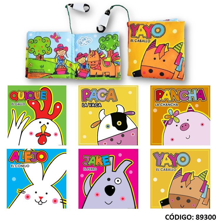 Libro cuen la granja de tela -235