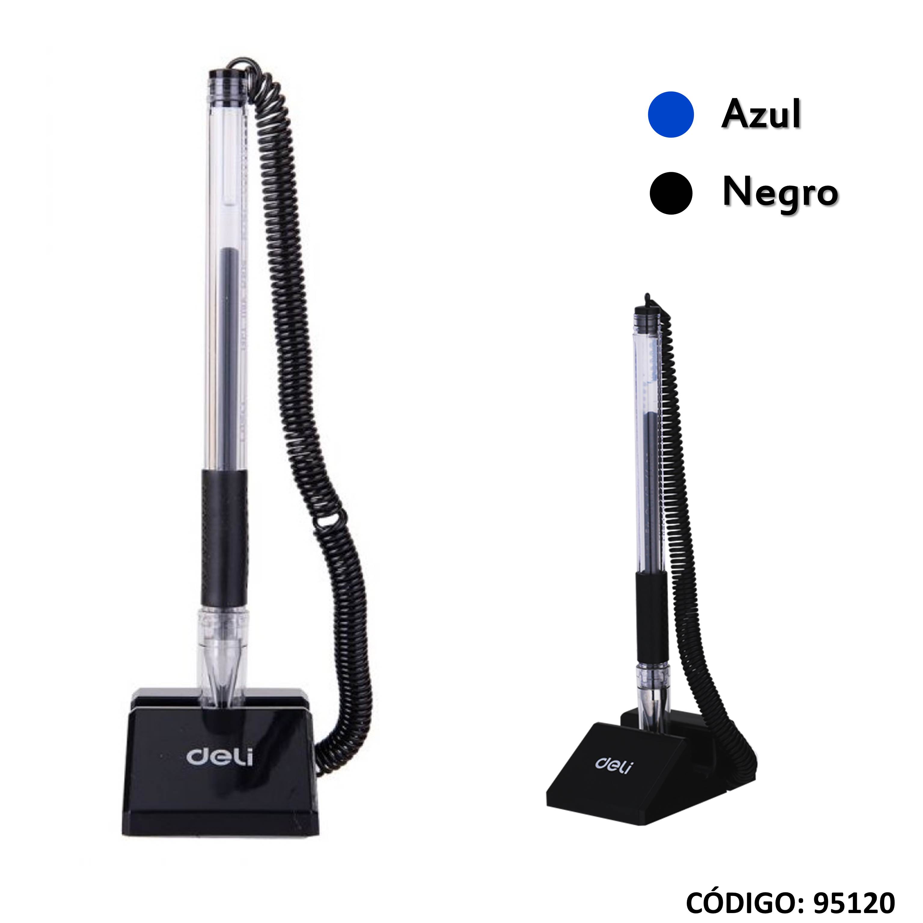 Bolígrafo deli gel 0.5 c/cordon mostrador 6791