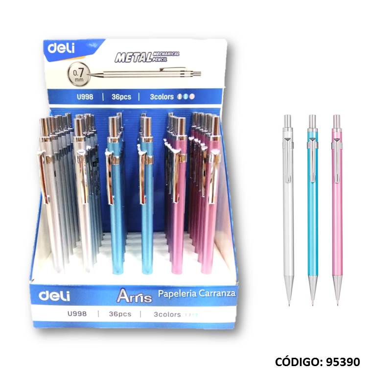 Portamina deli metal 0.7mm u998
