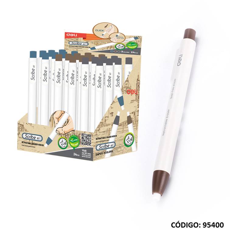 Goma retractil deli scribe