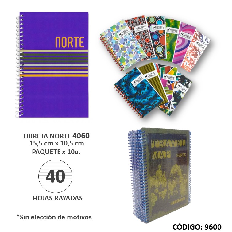 Libreta c/iral norte nº60