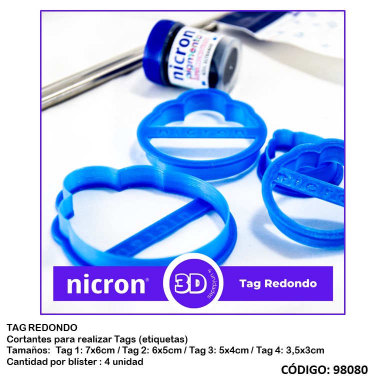 Artículo nicron cortante tag redondo