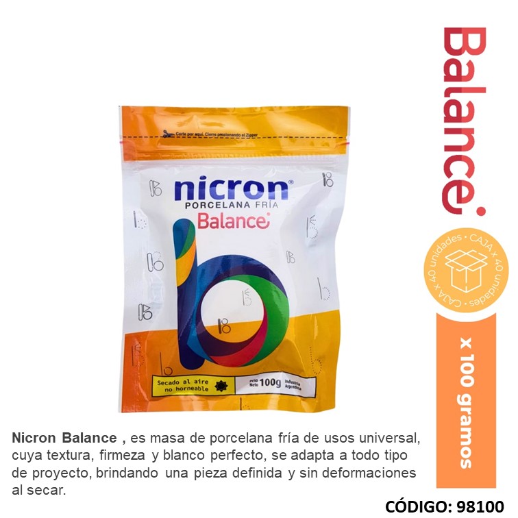 Artículo porcelana fria balance 100 g